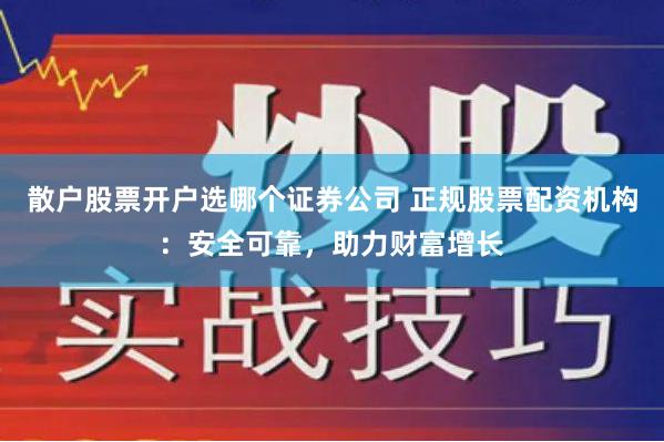 散户股票开户选哪个证券公司 正规股票配资机构：安全可靠，助力财富增长