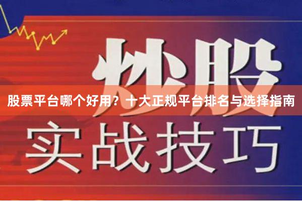 股票平台哪个好用？十大正规平台排名与选择指南